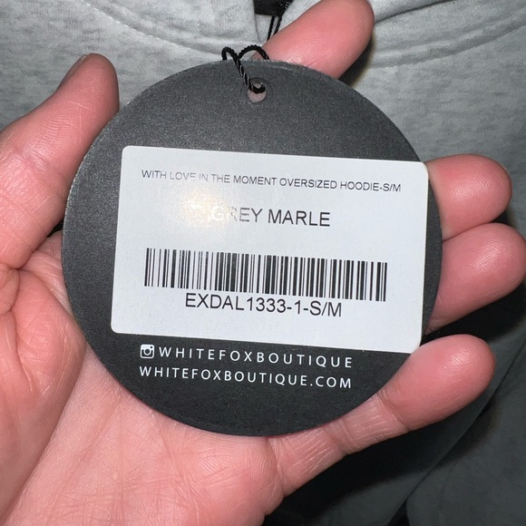 White Fox Boutique Hoodie with Red Cherry Graphic - Picture 10 of 11